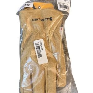 Carhartt‎ Brown Suede Work Gloves with Logo